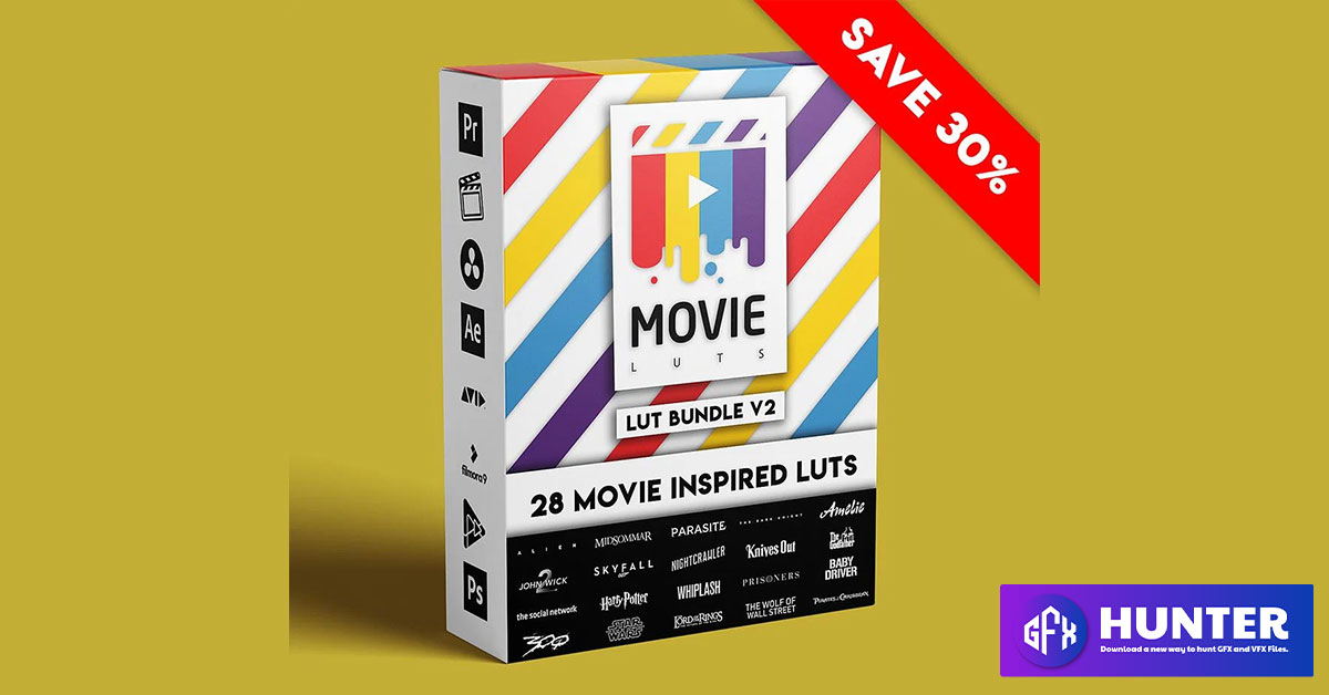 Gumroad Movie LUTs Bundle V2 By Movie LUTs